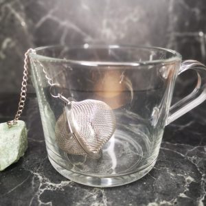 Green Aventurine Crystal Tea Infuser